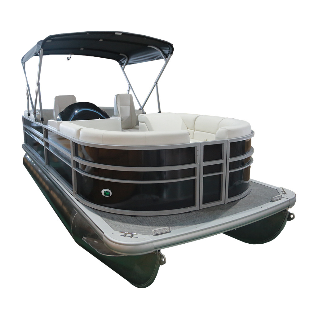 2022 New Arrival Nicest Grand Island Tri Hull Center Console Pontoon Boat for Sale