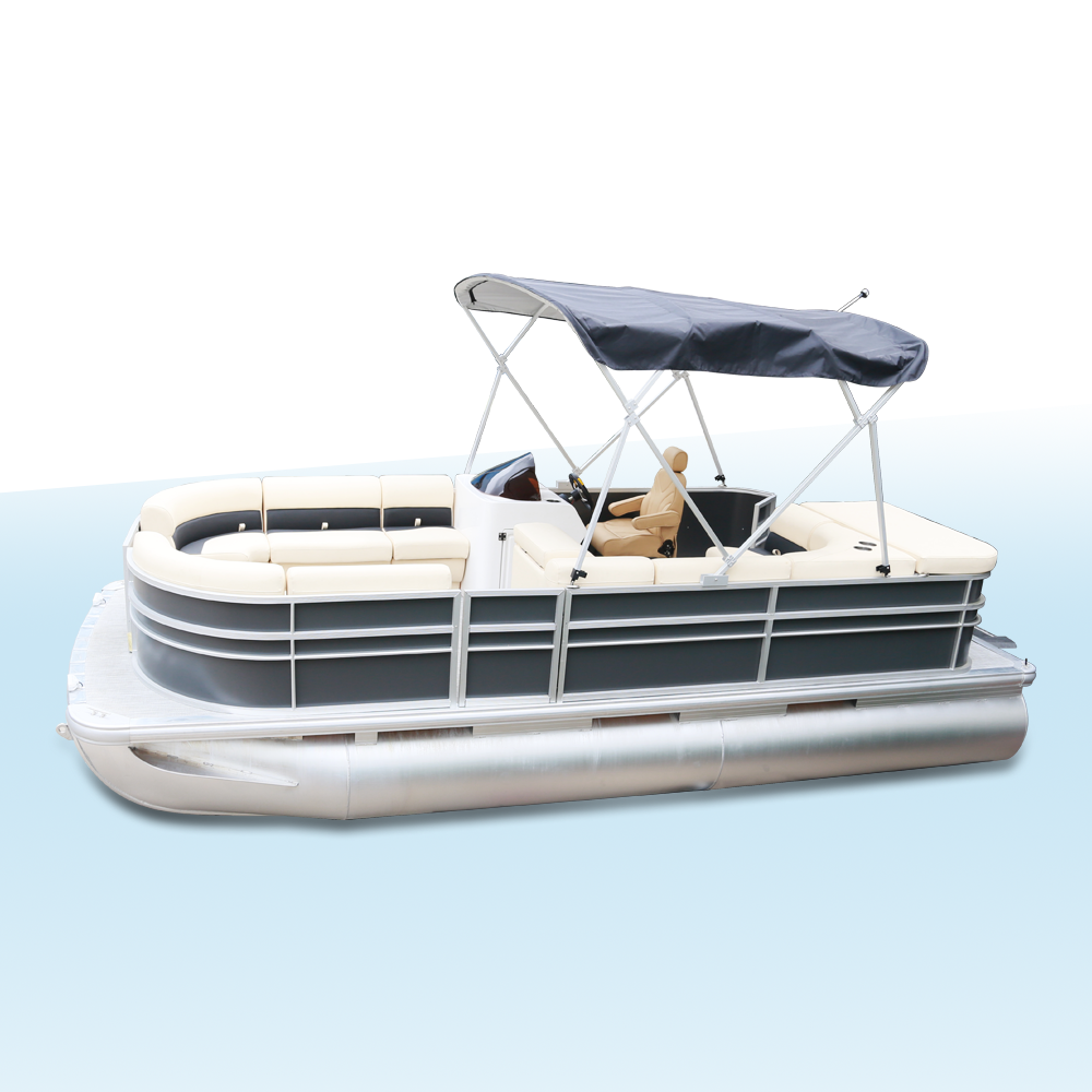 china build catamaran electric 4 person party fishing aluminum floating pontoon boat hull for sale