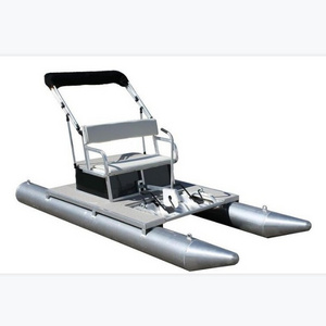 2/4 Person Small Water Fishing Pontoon Foot Paddle Boat for Sale Near Me