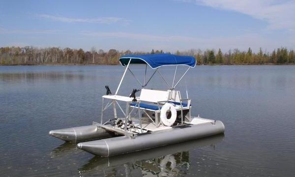 Best Small Foot Aluminum Pontoon Paddle Watercraft Boat for Sale in Low Price