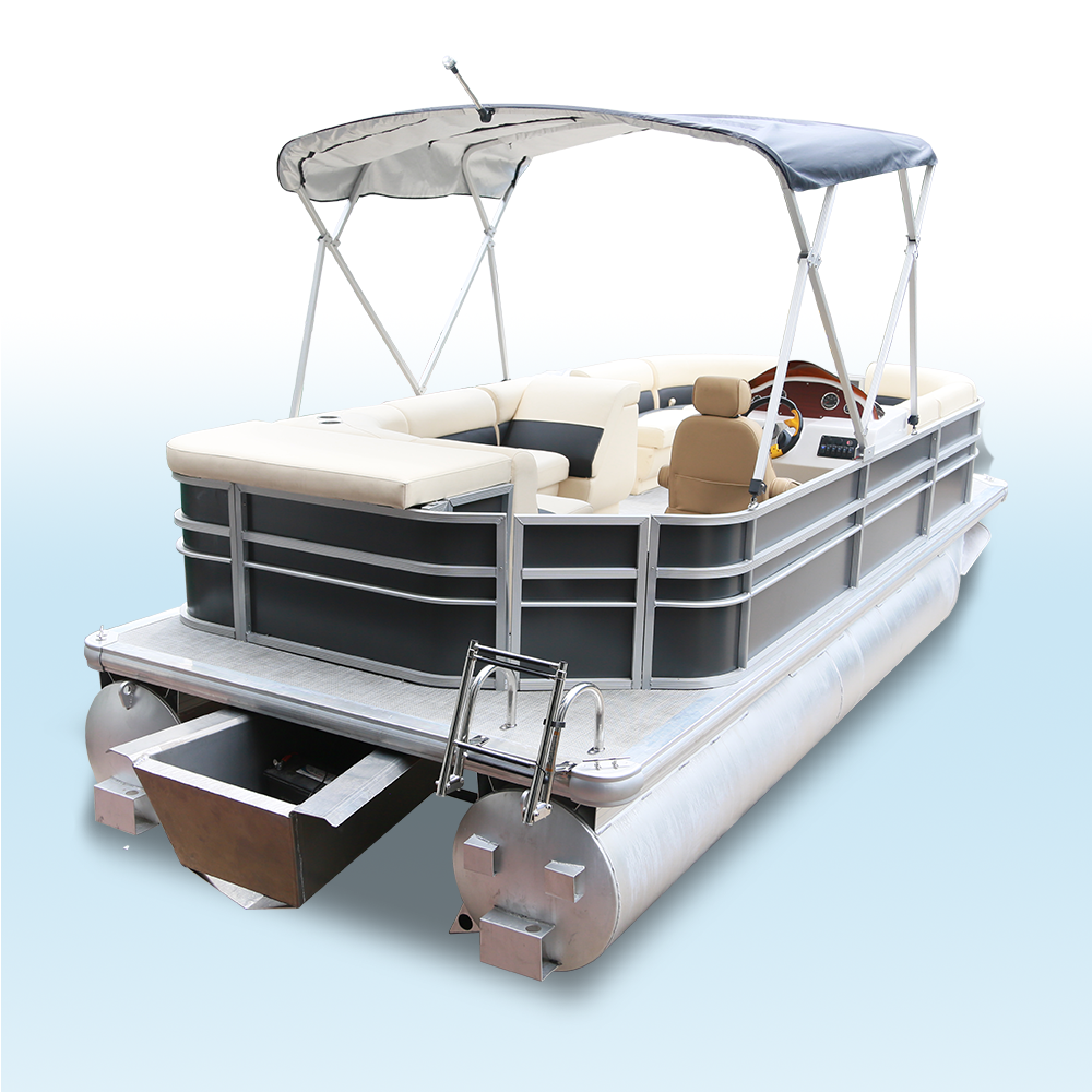 china build catamaran electric 4 person party fishing aluminum floating pontoon boat hull for sale