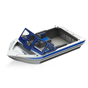 2 Person Electric Water All Welded Aluminum V Hull Jet Boat With Motor