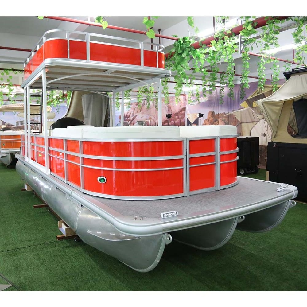 Sport Catarmaran Mini Australian Standard High End Sunner Marine Costruire Fishing and Pontoon Tubes Aluminum Work Bridge  Boat