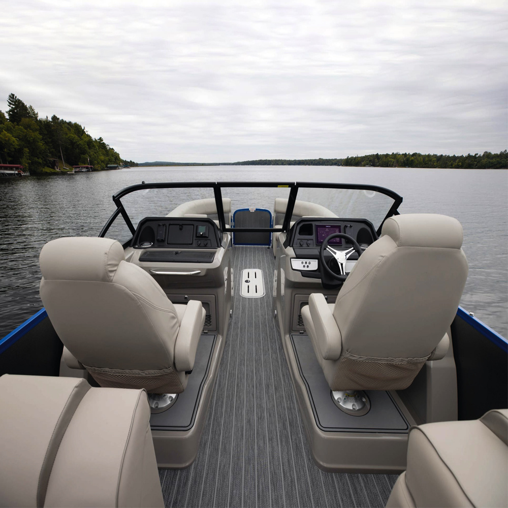 New Trends Kinocean Luxury Outboard Engine Aluminum Pontoon Fishing Boats For Sale