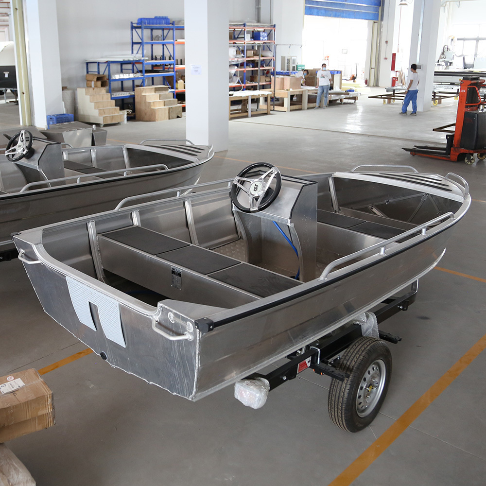 2022 Mini Design All Welded Aluminum Jon Boat Fishing Vessel for Sport