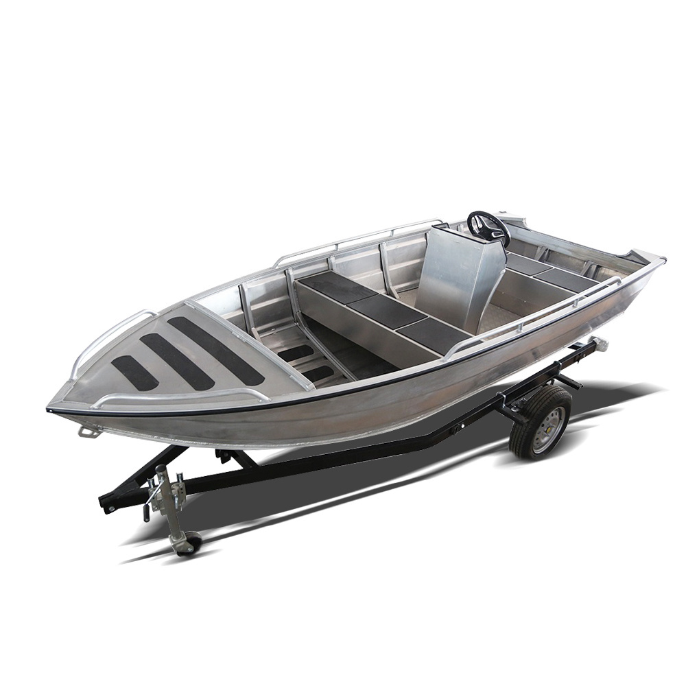 2022 Mini Design All Welded Aluminum Jon Boat Fishing Vessel for Sport