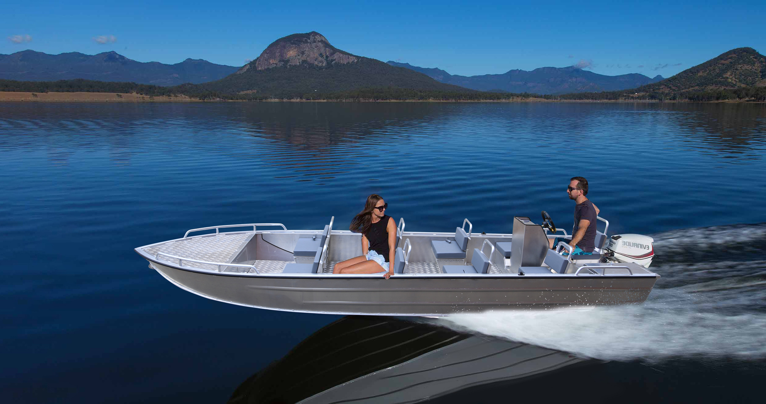 Custom 8 person Aluminum  Welded Passenger Boats Hot Selling 2022