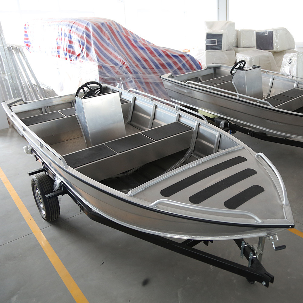 2022 Mini Design All Welded Aluminum Jon Boat Fishing Vessel for Sport