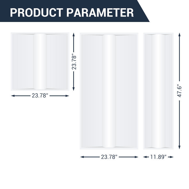 Professional Factory LED Panel OEM & ODM 227 volt 1 by 4 Troffer Light Fixtures installation CCT changeable 0-10V Dimmable