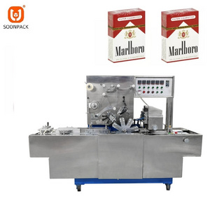 Hot selling film wrapping packing fully automatic box-packing cellophane wrapping machine