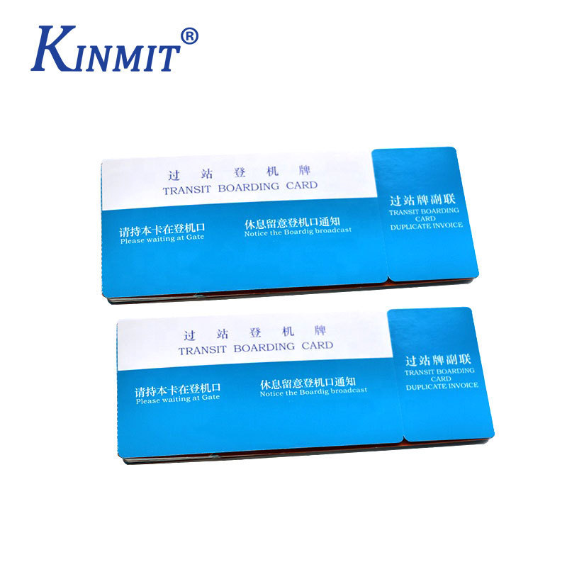 Custom thermal paper boarding pass airline ticket printing entrance ticket admission tickets