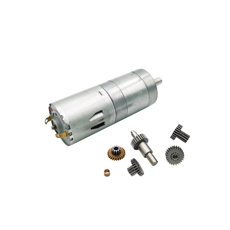 Kinmore high torque dc planetary small geared electric motor 25mm 24v dc motor with planetary gear box