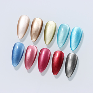 Elegant Lady cat eye gelpolish color uv gel nail polish Golden supplier cat eye uv gel Light color uv gel professional nail 2kg