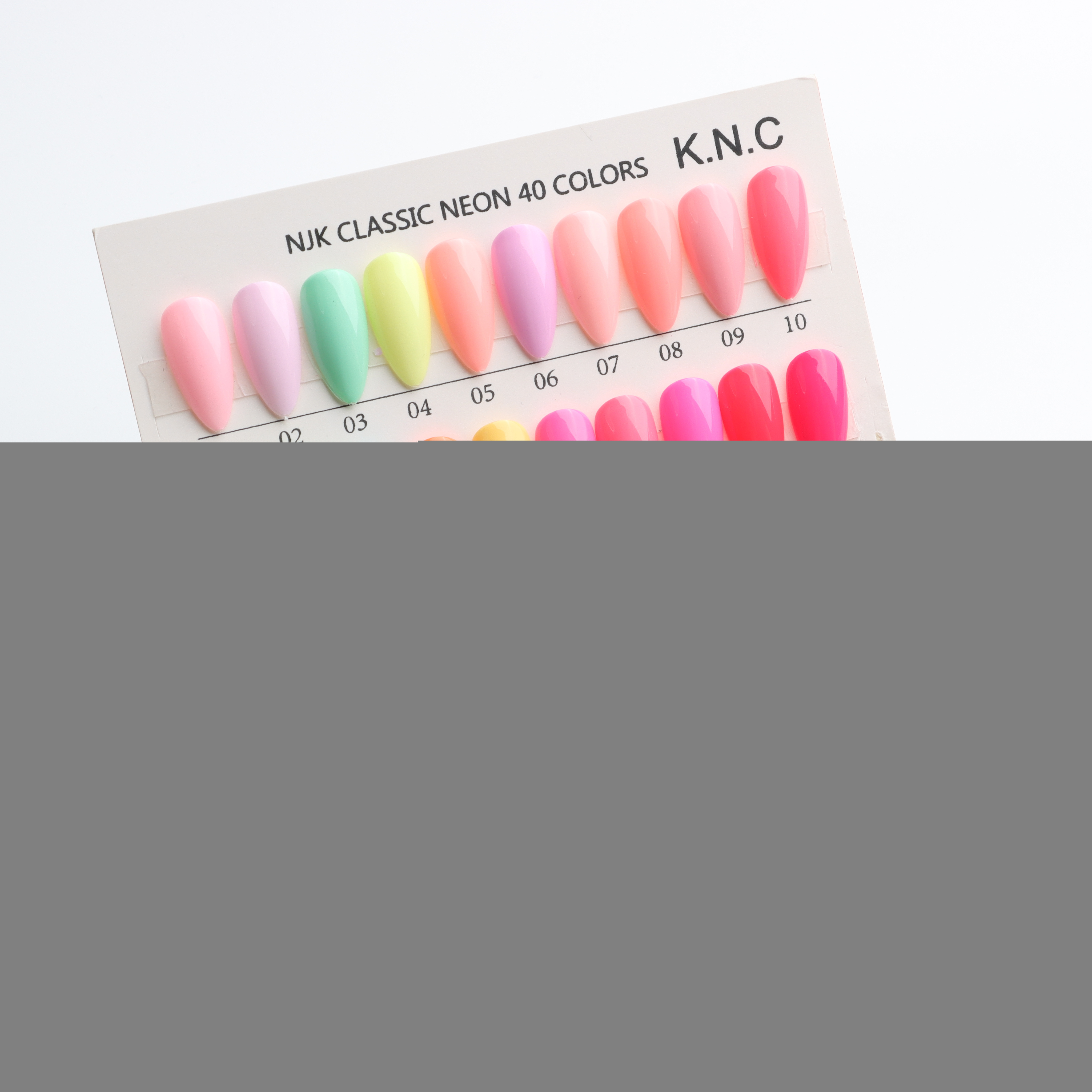 KINNCO Neon Rubber Base Coat UV GEL 40 color 1kg for Spring Summer color gel nail polish private label nail supplies