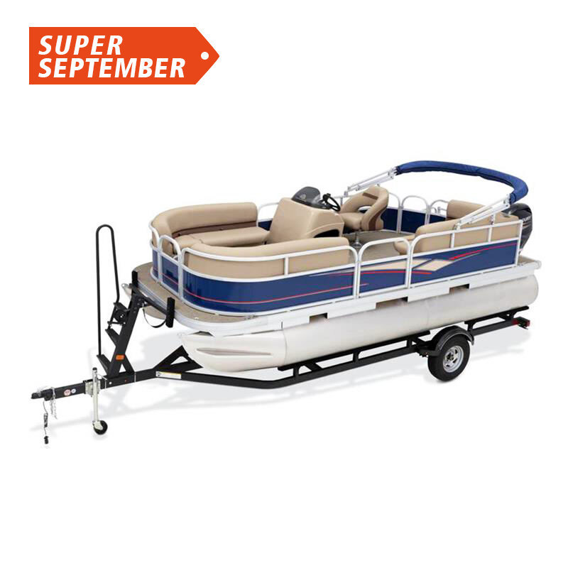 Optional Aluminum Outfitted Navigation lights New Waterplay Sport Kinocean party pontoon boat for entertainment with engine