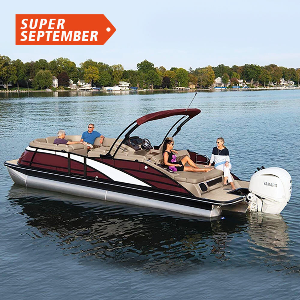 Best Selling 27ft Rowing High Quality Top fishing pontoon Boat with outboard motor hot sale