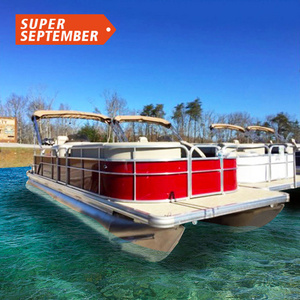 2.5mm Aluminum  Pontoon Boat CE Certificate Entertainment Waterplay Crafts New Style Kinocean for sale