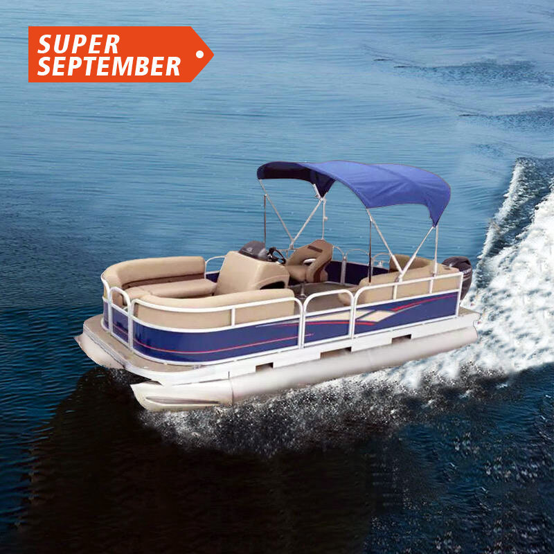 High Quality Promotion Luxury CE Certificate Fashion Entertainment Waterplay Crafts Kinocean leisure pontoon boat for sale