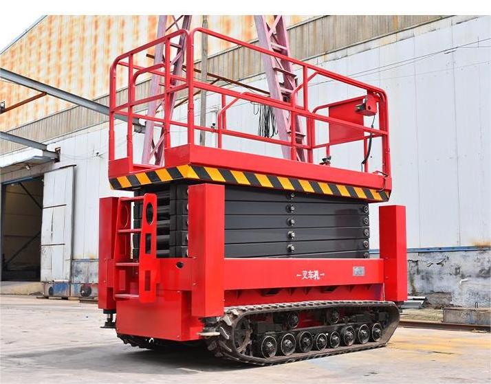 Factory Direct Sales Electric Track Crawler Scissor Lift Man Lift/Diesel Tracked Aerial Working Platform