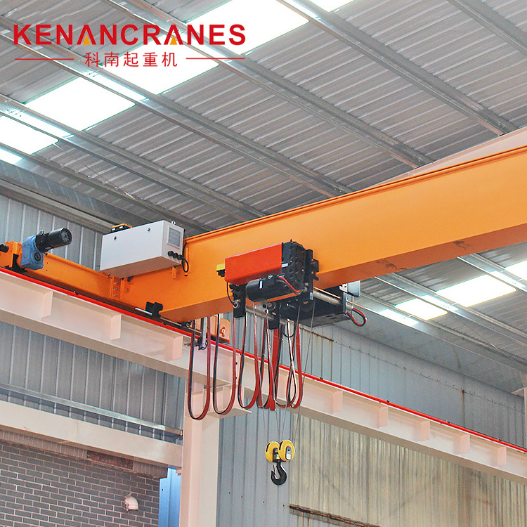 CE European 5ton 10ton 15ton Movable Single Girder Roof Traveling Overhead Bridge Crane with Hoist