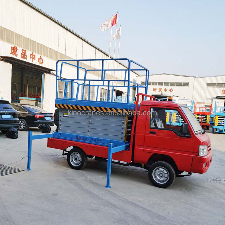 4m 6m 10m 12m 14m 16m Truck Mounted Lift Platform Scissor Hydraulic Lift Table High Rise Working Platform