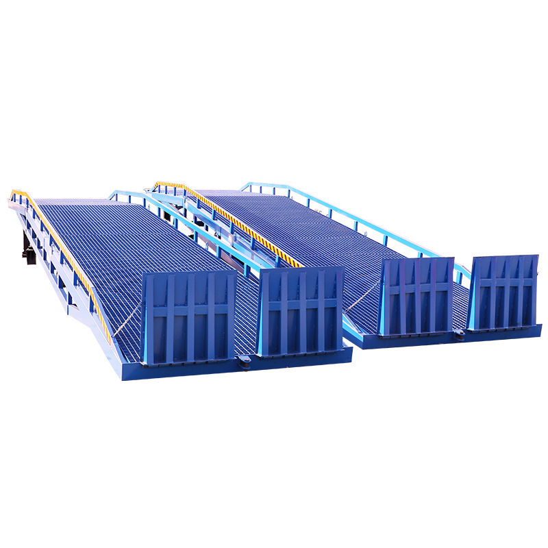 Adjustable Mobile 5-15t Warehouse Yard Hydraulic Mobile Container Load Loading Ramp