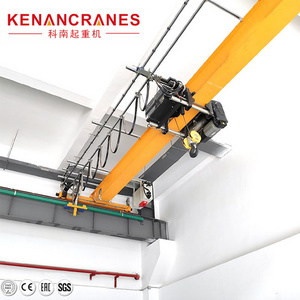 CE European 5ton 10ton 15ton Movable Single Girder Roof Traveling Overhead Bridge Crane with Hoist