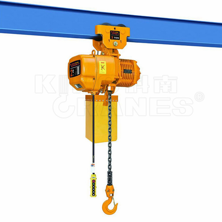 Wireless Remote Control 150 kg 300kg 1 tonne Monorail Electric Chain Hoist