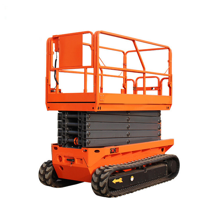 Factory Direct Sales Electric Track Crawler Scissor Lift Man Lift/Diesel Tracked Aerial Working Platform