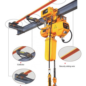 High performance Harga Hook Type Pulley Block 1 2 3 5 10 Ton Monorail Nitchi Electric Chain Hoist Price