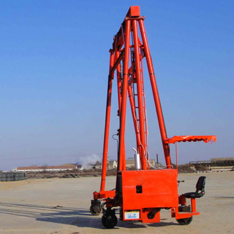 Mobile Travel 40 ton Hydraulic Mast Containers Lifting Mini Gantry Cranes Price