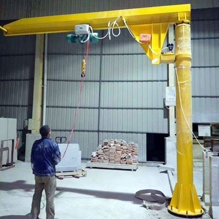 360 Degree Rotating Hoisting Slewing Bearing Cantilever Column Jib Crane