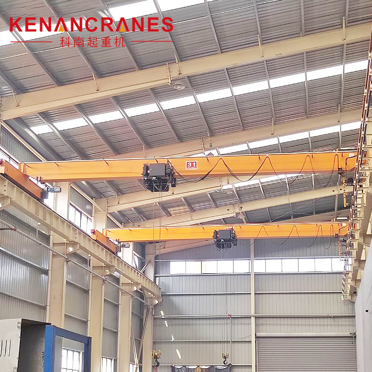 CE European 5ton 10ton 15ton Movable Single Girder Roof Traveling Overhead Bridge Crane with Hoist