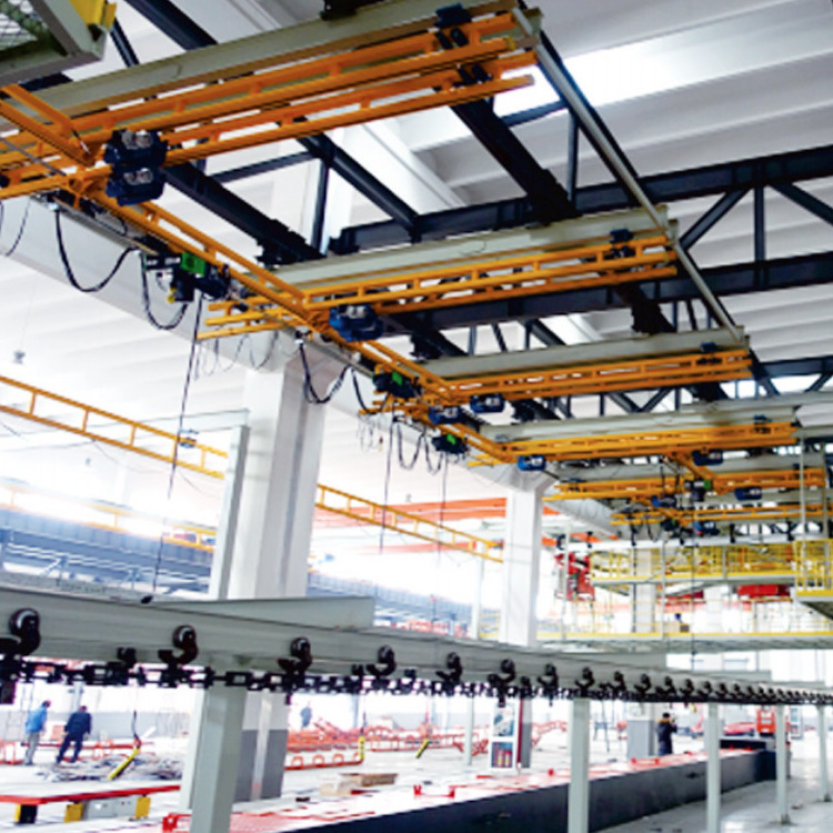 Supply Indoor Workstation Combined Crane Rigid Light Self Erecting Freestanding Overhead Bridge Crane