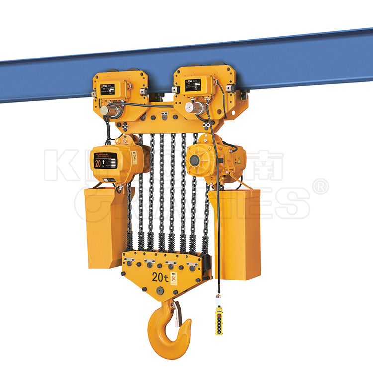 Wireless Remote Control 150 kg 300kg 1 tonne Monorail Electric Chain Hoist