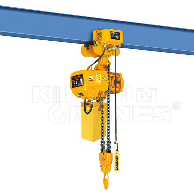 Single Double Speed 3 Phase A.C. Low Headroom Lifting Electric Chain Hoist