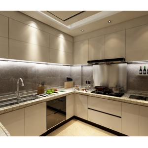 Luxury modular High End Stainless Steel kitchen accessories cabinets kitchen unit cupboard