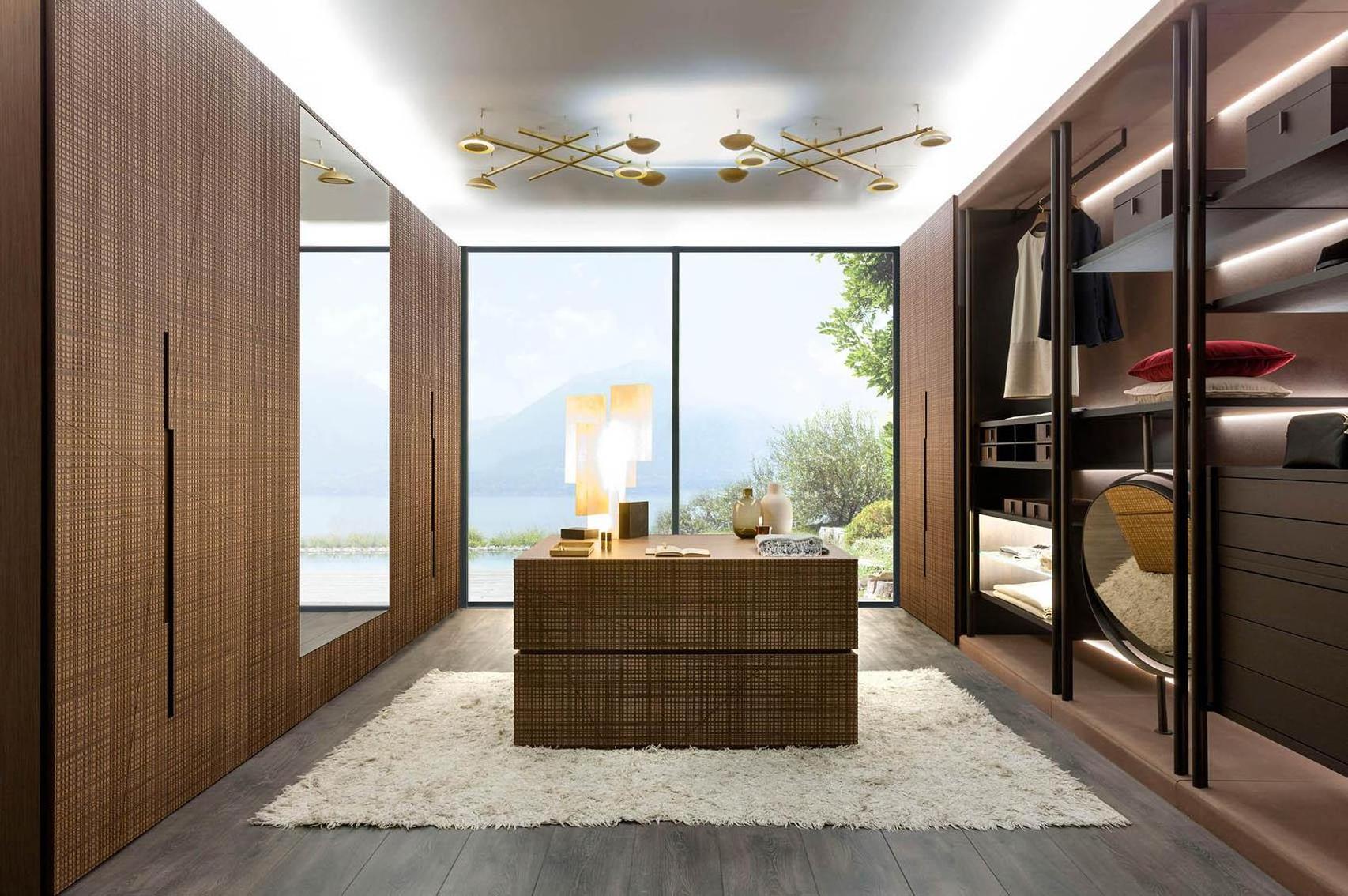 Light luxury metal gold wardrobe armoire dressing extravagant walk-in closet cupboards for bedroom wardrobe