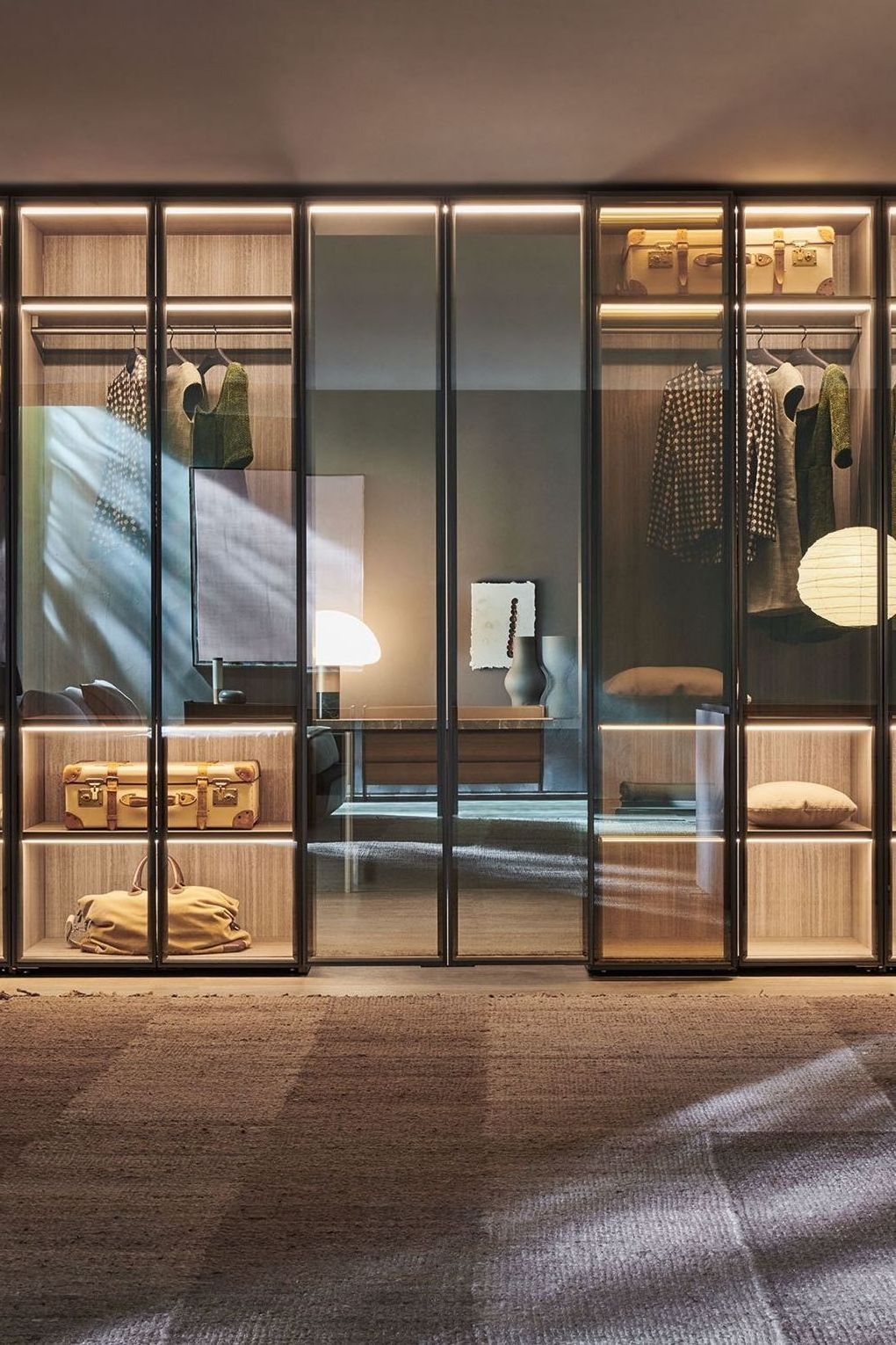 2023 modern walk in closet customized organizer furniture design custom modern design Wardrobes Closet Design