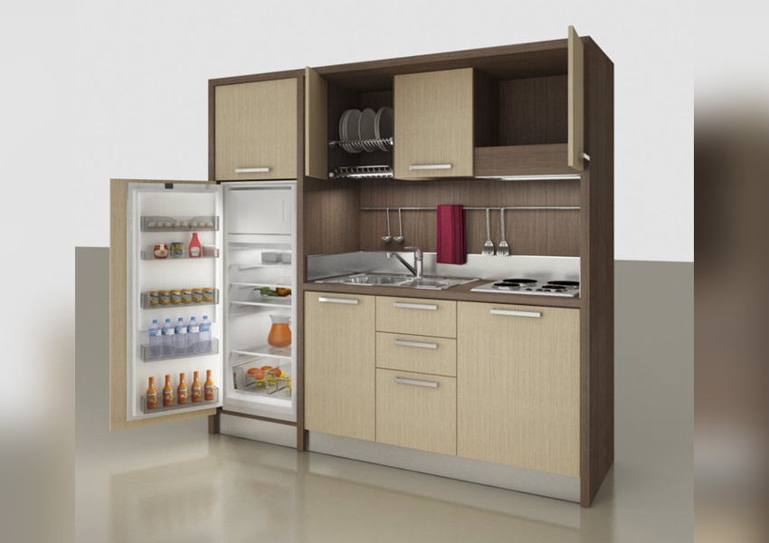 Contemporary Kitchenette Mini Kitchen Potable Kitchen Cabinet