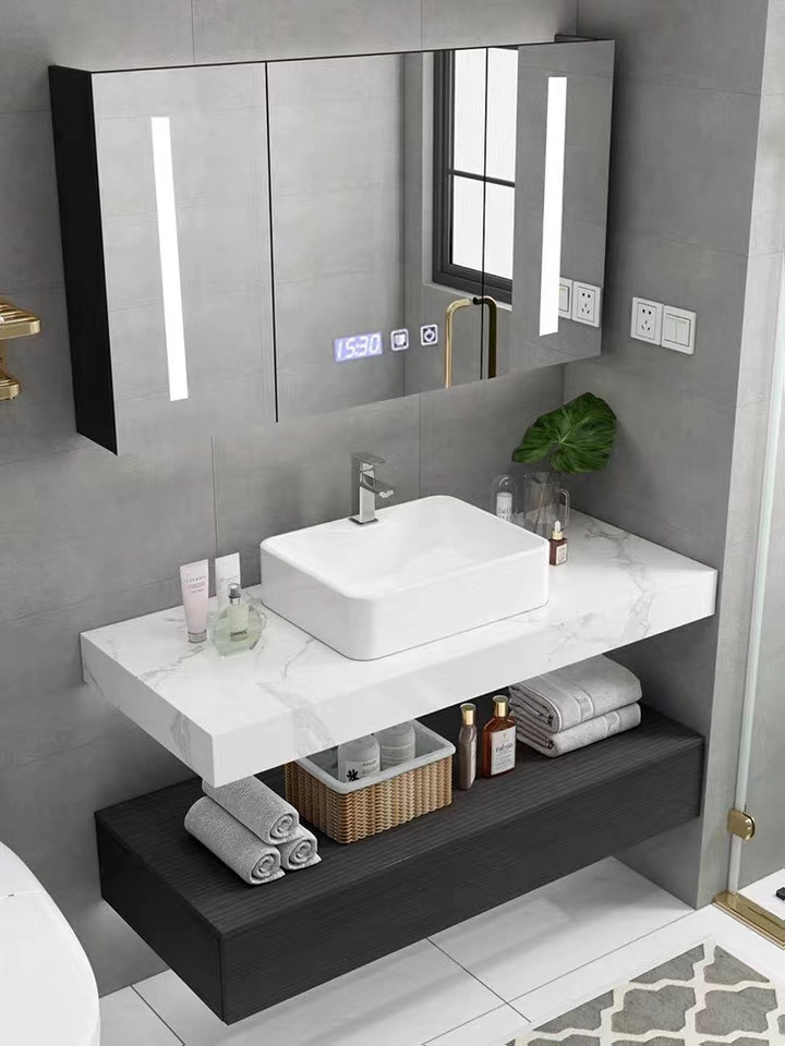 hot sales modern design stainless steel bathroom vanity