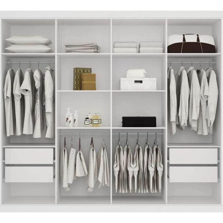 Closet Organizer Bedroom Wardrobe Closet Sliding Door Closet