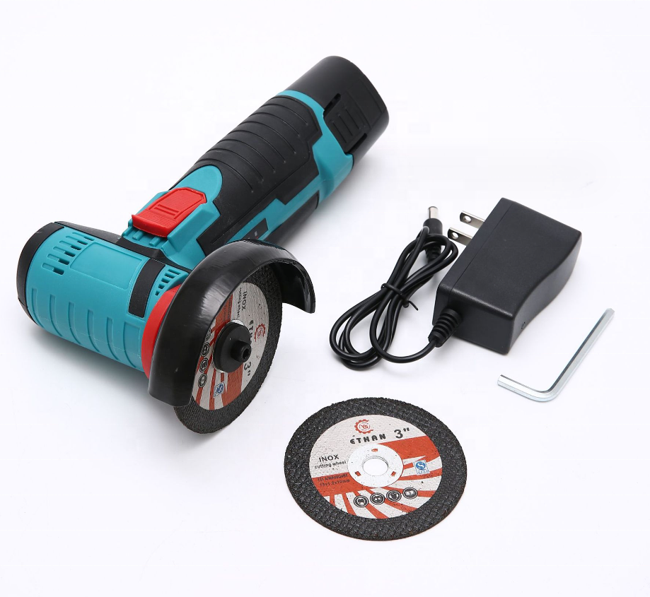 Cordless  lithium power tool 12V/16.8V/24V rechargeable cutting machine small one hand polishing grind mini angle grinder