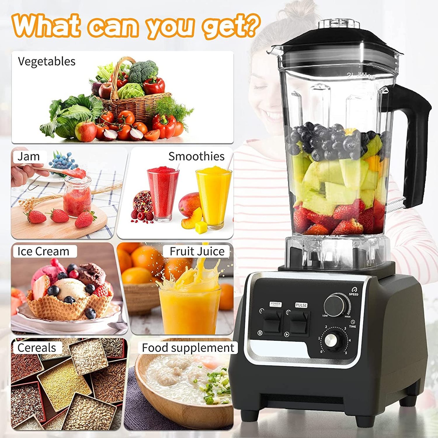 mixer electric smoothie commercial magic kitchen crest manual japan meat grinder blender food processor 3 in 1 blender