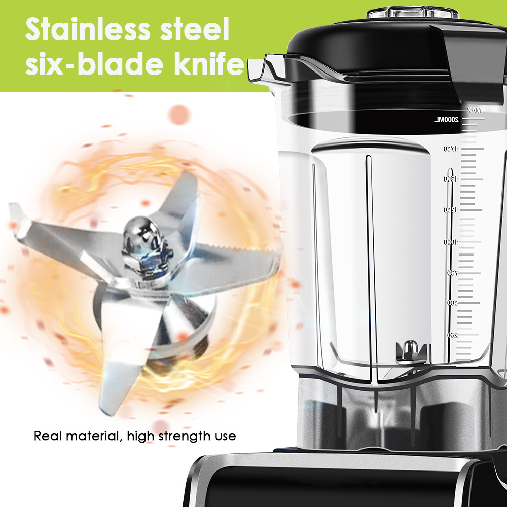 2L Blender powerful heavy duty Multifunction portable Vegetables fruits meat food processor mixer blender high speed blender