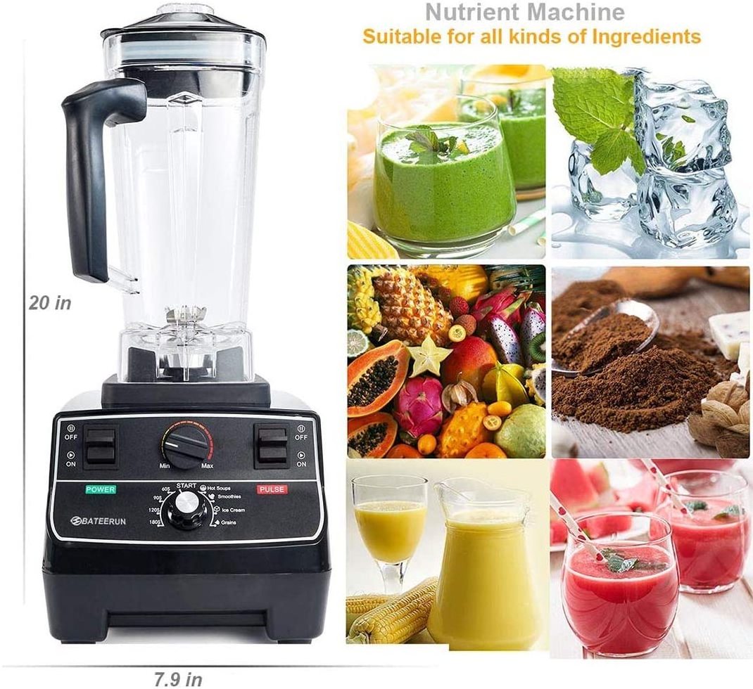 Hot Sell Food Blender Industrial Multi Function Processor 2200 Watt Mixeur Pro German Commercial Crushing Ice Crusher Blender