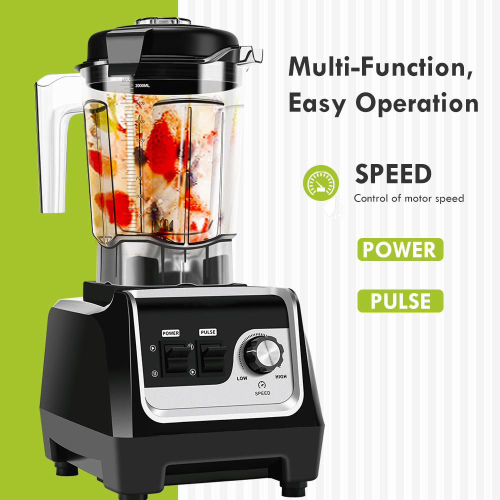 2L Blender powerful heavy duty Multifunction portable Vegetables fruits meat food processor mixer blender high speed blender