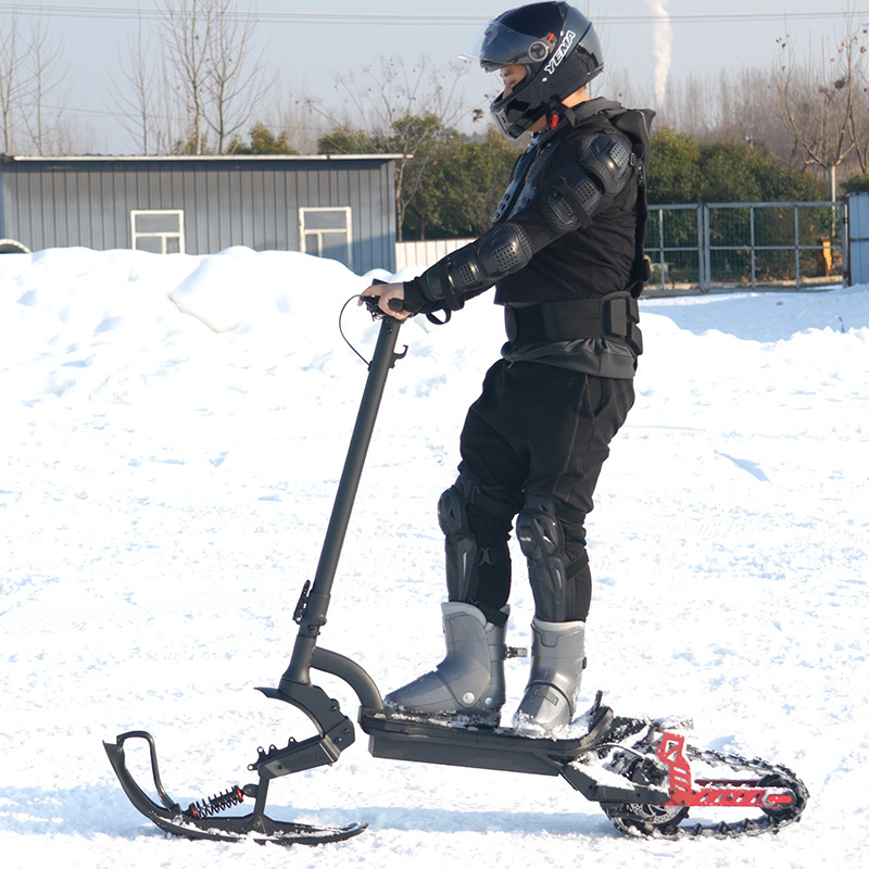 Eu Warehouse  Dual Motor 4000W 11 Inch Off Road Scooter Snow Fat Tires 40Ah Detachable Battery Snow e Scooter