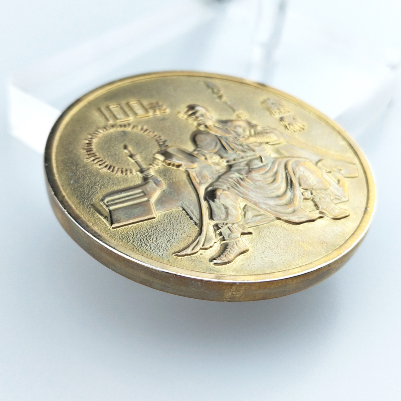 Old Coins for Collectible New Products 2022 Aweone 3D Gold Metal Customized Logo Silver Coins 999 1 Oz Gold Plating Golden Round