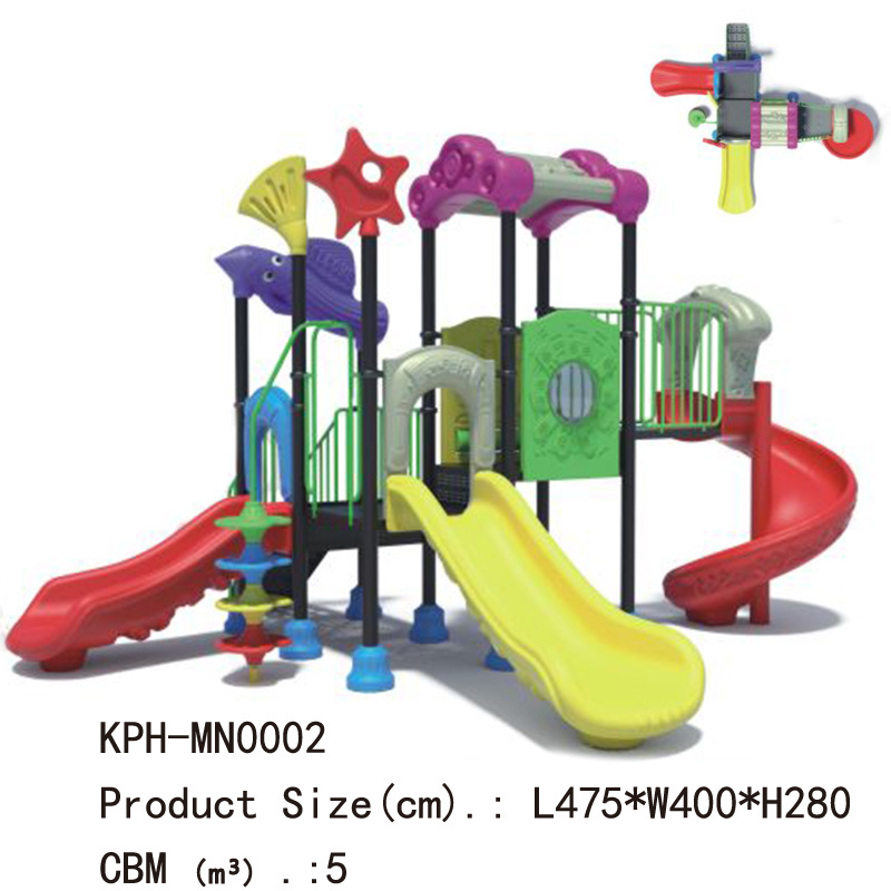 Kids Slide Outdoor Amusement Plastic Playground Equipment For Children